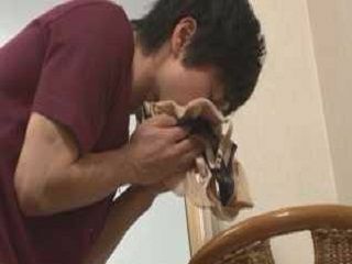 Fucking hot! Sister Secret's panty sniffing in Japan