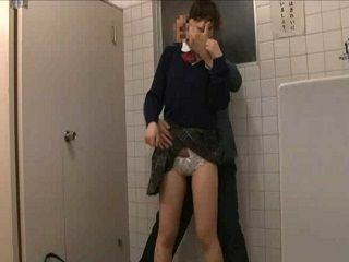 JAV Girl Gets Fucked by Tokyo Cop in Public Nippon Toilet