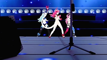 Honkai Impact: [MMD] Follow the Leader - Vodka girls (Rozaliya, Liliya, Delta)