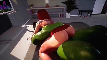 3D Hentai The Incredible Hulk x Black Widow 4k