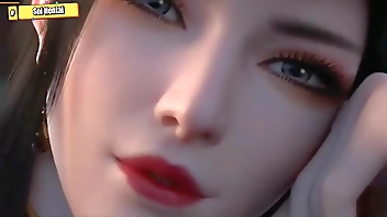 Cut scene Medusa queen in the cartoon - Hentai 3D Uncensored  v233