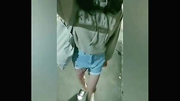 Masturbation and ejaculation on the street