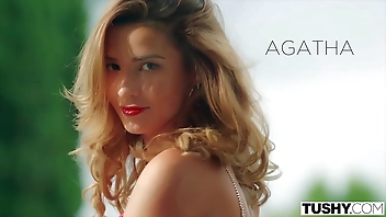 TUSHY Actress Agatha has passionate anal with co-star