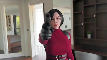 Ada Wong from Resident Evil Couldn'T Resist The Temptation To Suck, Hard Fuck & Swallow Cum - Cosplay POV