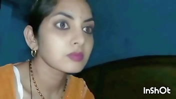 Indian newly wife sex video, Indian hot girl fucked by her boyfriend behind her husband