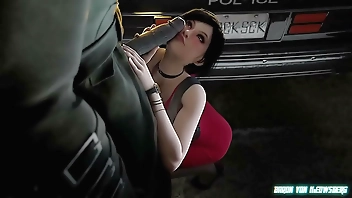 Ada Wong suck tyrant cock