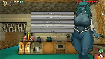 HornyCraft [ Parody Hentai game PornPlay ] Ep.32 the haze demon girl is a sexy femdom striptease