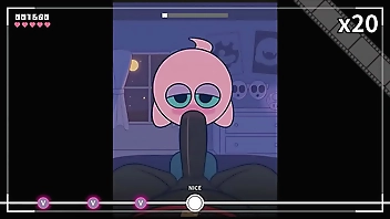 Beat Banger mods [ Rule 34 Hentai Game PornPlay ] Ep.2 I cannot focus while pacman and mario ghosts are sucking my hard cock