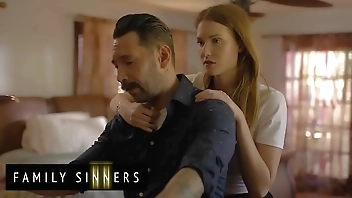 Ashley Lane Is Horny & Alone In Bed Waiting For Tommy Pistol To Fill Her Hungry Pussy - Family Sinners