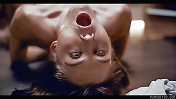 Parasited chicks explodes with slime and orgasms