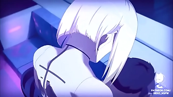 Lucy & David fazendo amor no sofá