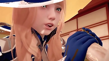 Genshin Impact hentai scene with Lisa l 3d animation Hentai