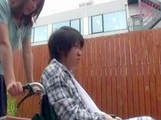 Nippon MILF's Fingers Filled with Sperm for Her Helpless Son's Desire