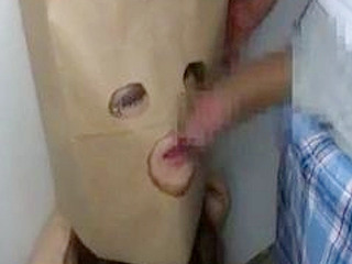 Asian Porn Hole - Nippon Fuck Tour in Tokyo with Paper Bag Face Fucking