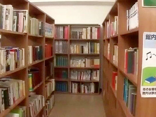 Japanese College Teacher's Horny Fingers Stroke Mature Lesbian Librarian's Pussy