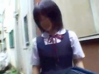 18-year-old Japanese virgin biker gets double-fucked in an alley by rough thugs in Tokyo