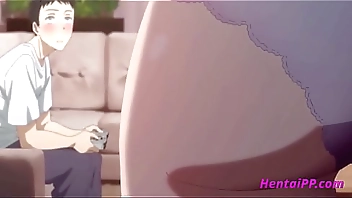 Hentai Story - Blonde Stepsister Seduced Stepbrother When Play A Game [ Uncensored ]